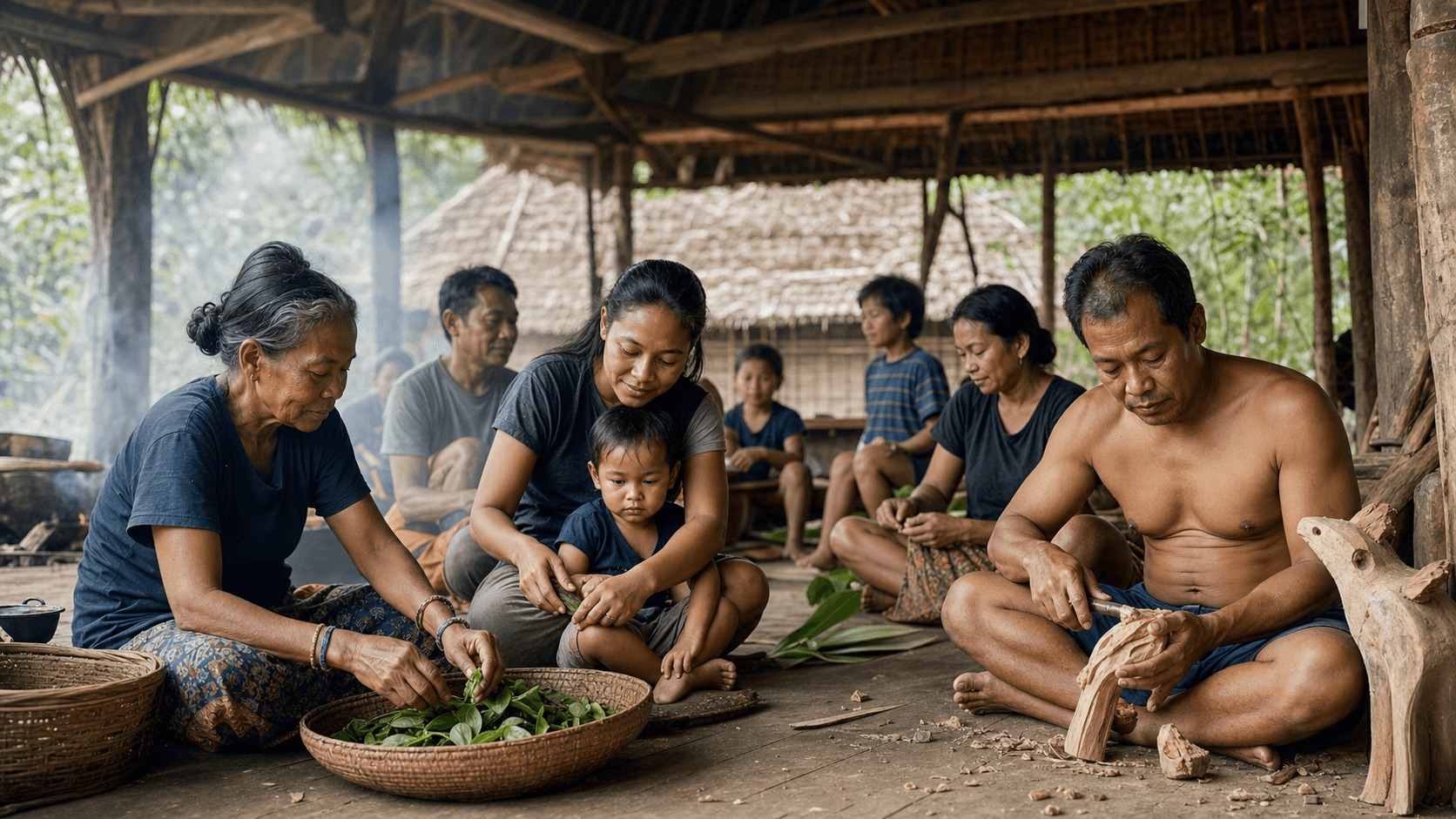 Pemandangan sinematik Kepulauan Mentawai